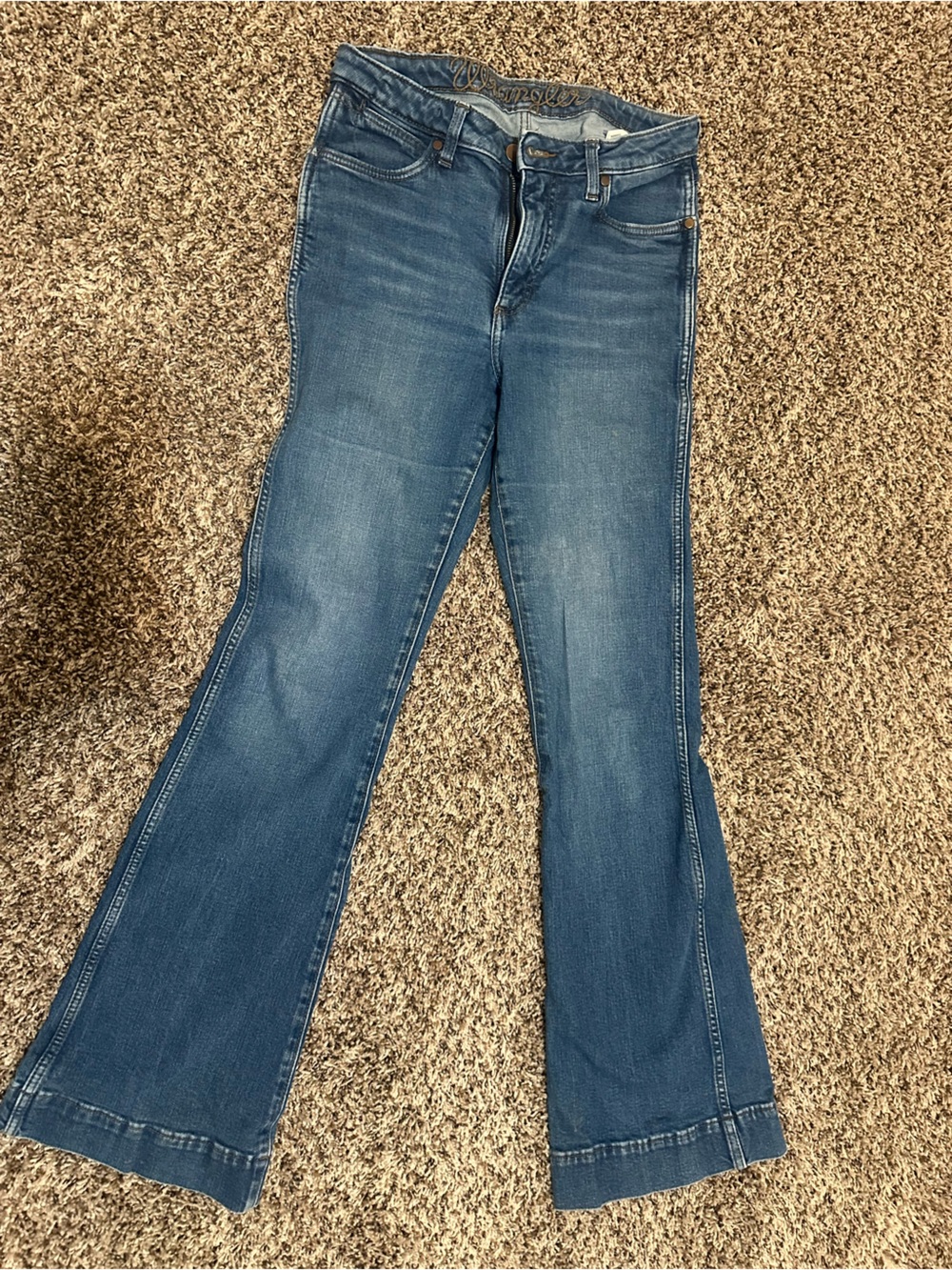Wrangler Blue Flared Women's Jeans